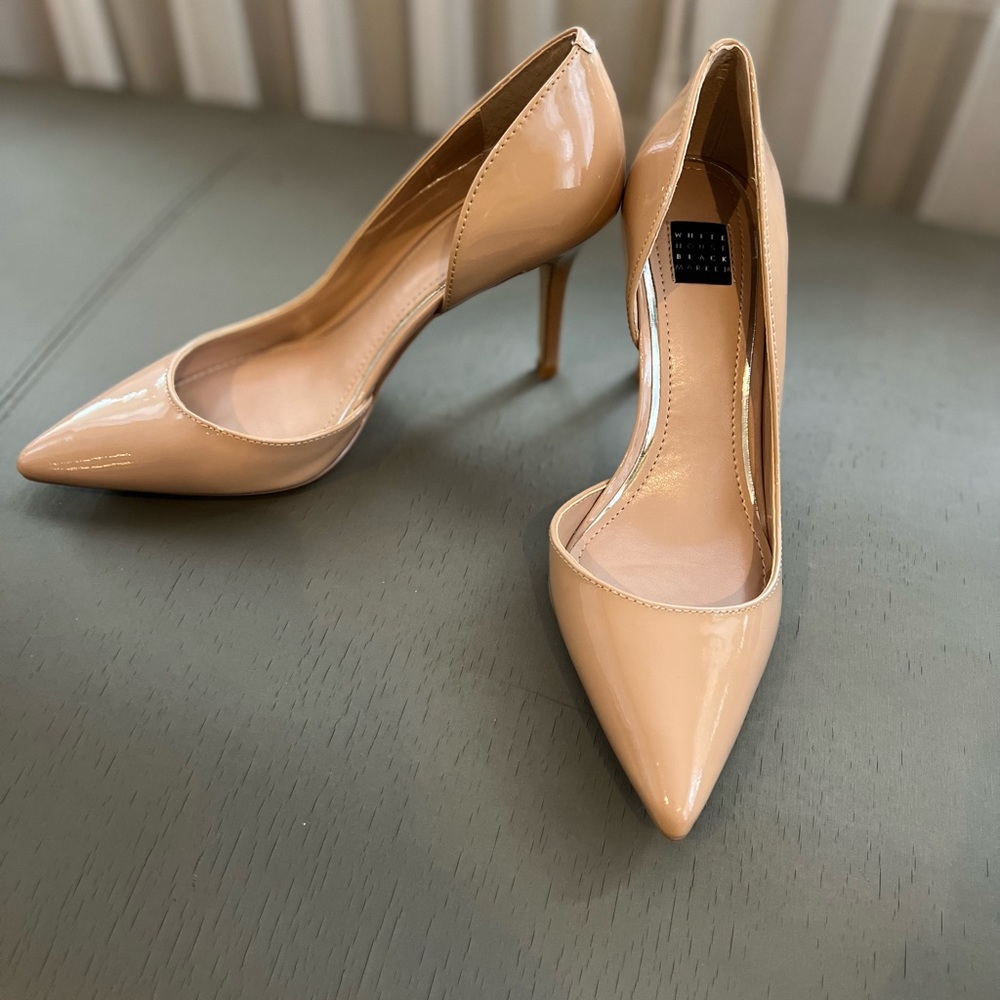 White House Black Market Nude Heels - Brand New